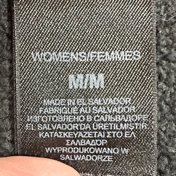 Women's The‎ North Face Full Zip Fleece Jacket Black Size Medium - Picture 6 of 7